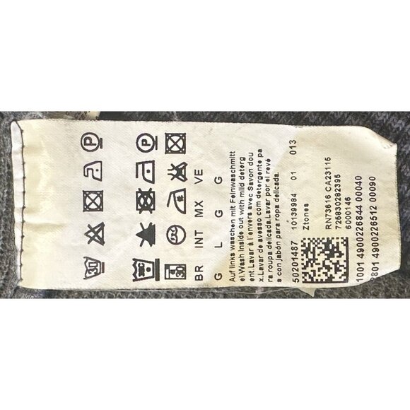 Hugo Boss Orange Mens Full Zip Sweatshirt Jacket Cargo Work Wear Grey Size Large - Picture 14 of 16